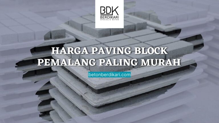 Harga Paving Block Pemalang Paling Murah